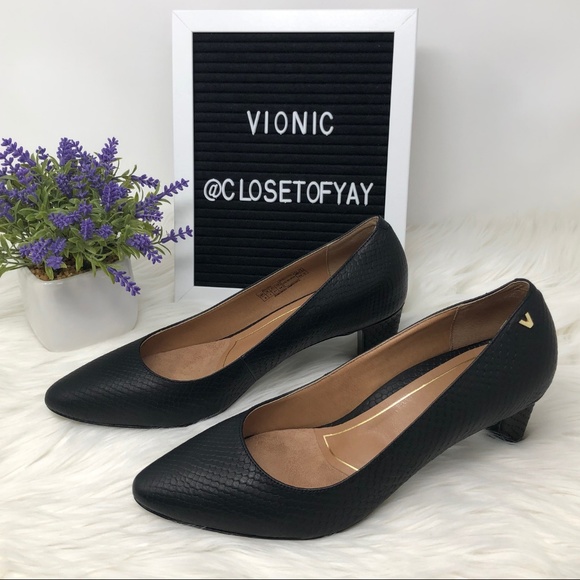 mia block heel vionic